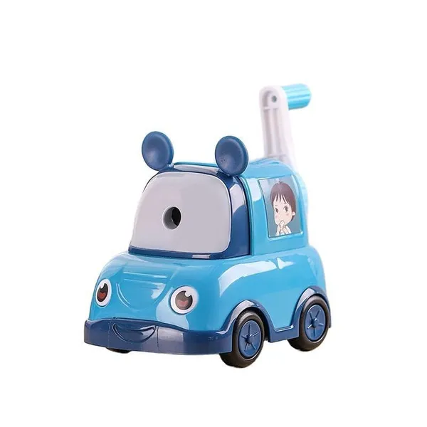 Multicolor_Cartoon_Car_Pencil_Sharpener_Fun_Table_Sharpener_Machine_For__,_School_&_Office_Use_(Blue)