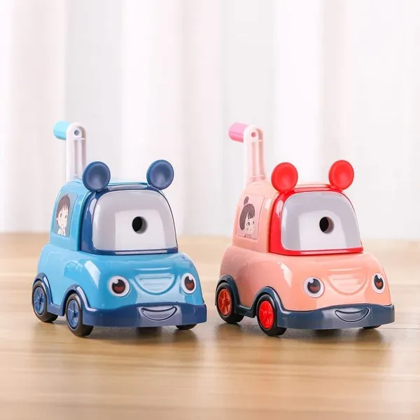 Multicolor_Cartoon_Car_Pencil_Sharpener,_Table_Sharpener_Machine,_With_.