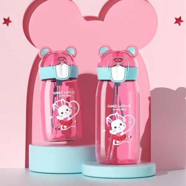 Multicolor_School_Bottle_For___Anti_Leak___Cartoon_Water_Bottle_For_Children_400_Ml_Tritan_Sipper_Bottle_For_School_Going