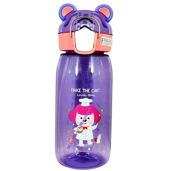 Multicolor_School_Bottle_For___Anti_Leak___Cartoon_Water_Bottle_For_Children_400_Ml_Tritan_Sipper_Bottle_For_School_Going___(Purple)