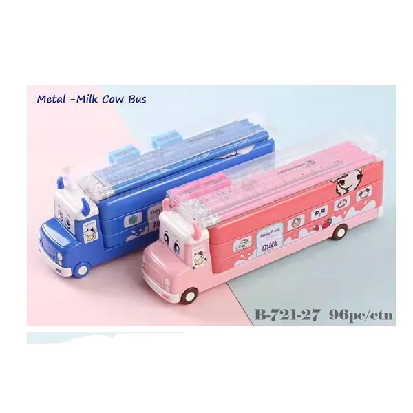 Multicolor_Milk_Truck_Metal_Pencil_Box_With_Moving_Tyres,_Sharpners_And_Pencils_Included_For___Best_Return_Gifts_For_Children_(Blue)