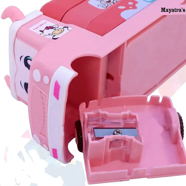 Multicolor_Milk_Truck_Metal_Pencil_Box_With_Moving_Tyres,_Sharpners_And_Pencils_Included_For___Best_Return_Gifts_For_Children_(Blue)