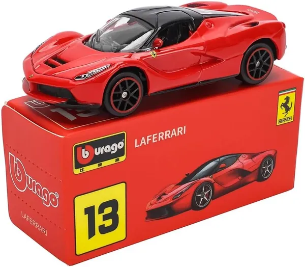 Bburago_1:64_Scale_Ferrari_LaFerrari_Diecast_Metal_Model_Car_-_Premium_Race_Collection_Toy
