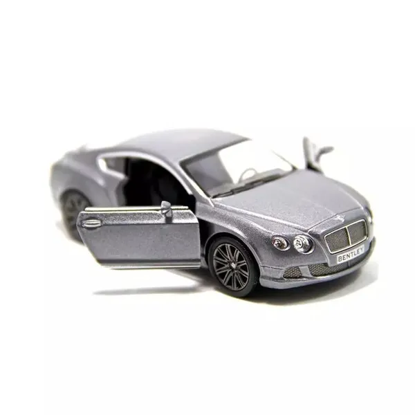 Kinsmart_Silver_2012_Bentley_Continental_Gt_Speed_Metal_1:38_Diecast_Model_Car_For