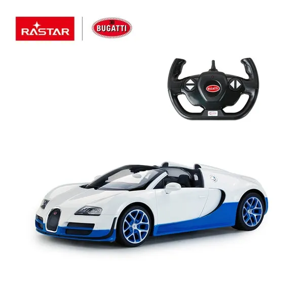 Rastar_1:14_Bugatti_Veyron_16.4_Grand_Sport_Vitesse_-_White_Remote_Control_Car_Model
