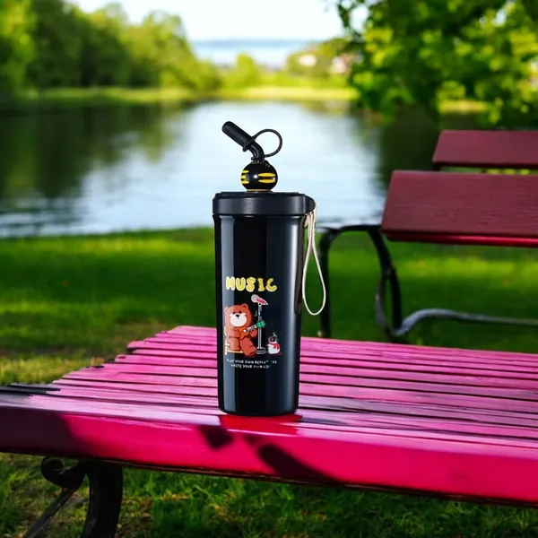 Black_Cartoon_Design_Stainless_Steel_Insulated_Double_Wall_Flask_Bottle_For_Kid'S._Hot_And_Cold_Beverages_Thermos_Flask_With_Sipper_And_Straw,Lightweight,_Leakproof_Lid(480Ml)_(Black)