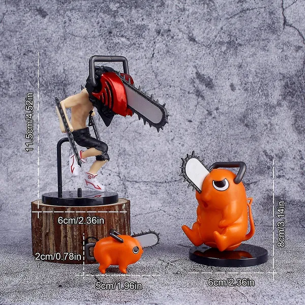 Chainsaw_Man_Docka_Mini_Denji_Pochita_Leksaksmodell_-_Anime_Action_Figure