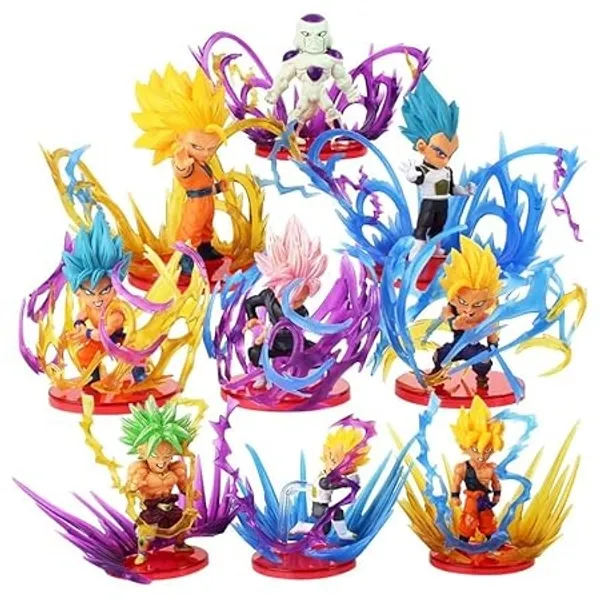 DBZ_Set_of_9_Action_Figures_-_Vegeta,_Goku_Super_Saiyan_PVC_3D_Anime_Collectible_Figurines