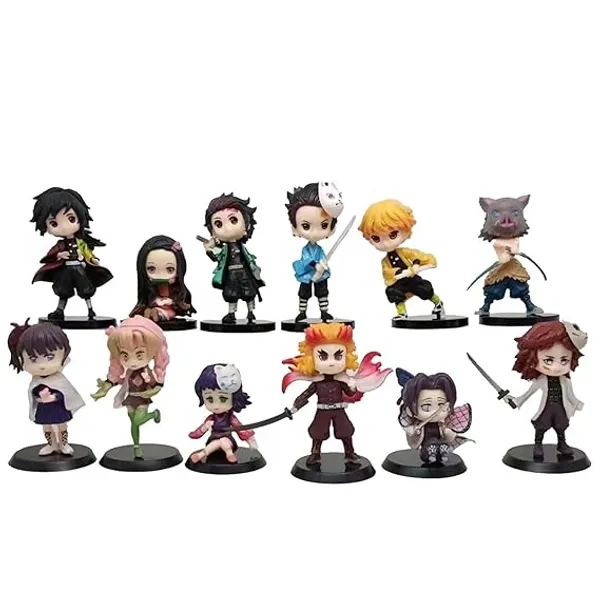 Multicolor_Set_of_12_Demon_Slayer_Action_Figures_-Limited_Edition_9cm_for_Decoration_&_Gifting