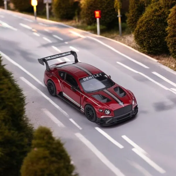 Kinsmart_Red_Bentley_Continental_Gt3_Metal_1:38_Diecast_Model_Car_For