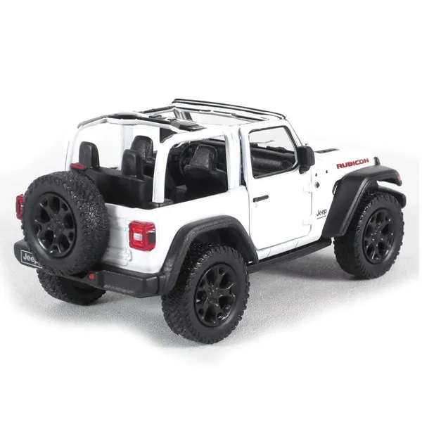White_Jeep_Wrangler_Metal_1:34_Diecast_Model_Car_For
