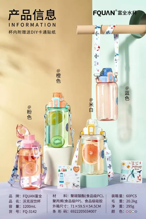 Multicolor_Gallon_Water_Bottle,_Sports_Water_Bottle1200_Ml,_Water_Bottle_For_Gym,Sports_Water_Bottle_Leakproof_With_Sipper_&_Handle_For_Home,_Office,_Gym,_Trekking