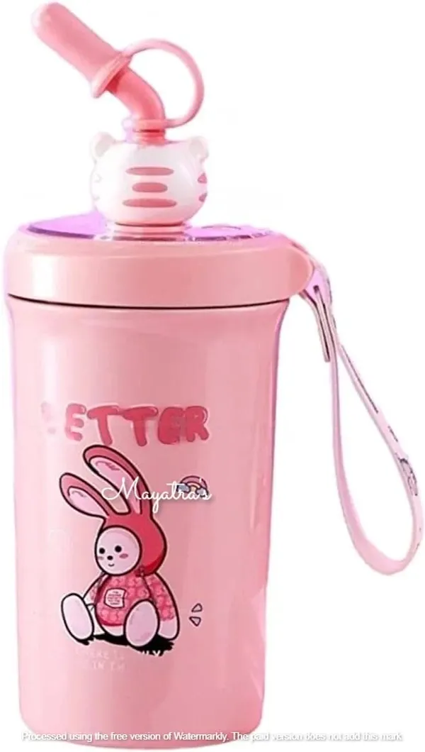 Multicolor_Cartoon_Design_Stainless_Steel_Insulated_Double_Wall_Flask_Bottle_For_Kid'S._Hot_And_Cold_Beverages_Thermos_Flask_With_Sipper_And_Straw,Lightweight,_Leakproof_Lid(630_Ml)