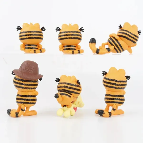 Garfield_Cat_Figure_Model_Toys_6PCS/Se-_6-9CM_Collectible_for_Children_&_Fans
