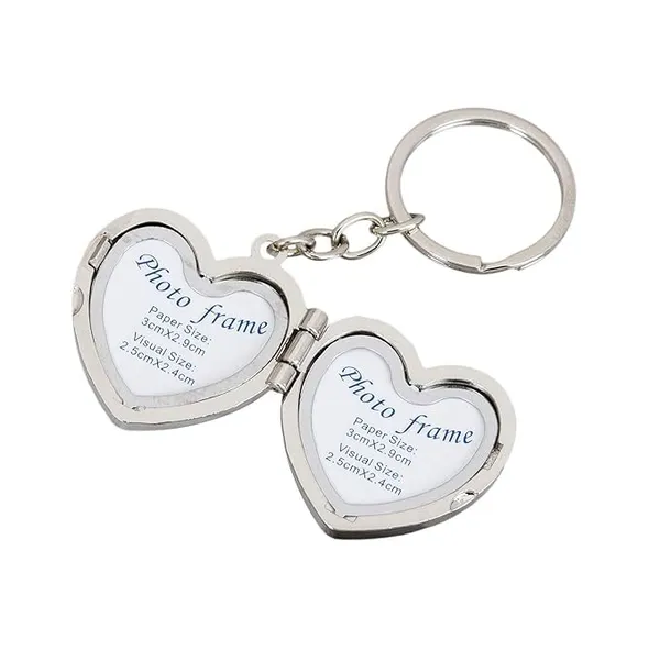 Multicolor_Heart_Shape_Double_Book_Photo_Frame_With_Picture_Openable_Mini_Photo_Frame_Safe_Keychain_Key_Chain_Valentine_Gift_For_Couples,Best_Gift_Idea_(Random_Design)_(Heartshaped)