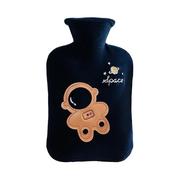 Multicolor_Hot_Water_Bag_With_Plush_Cover_For_Pain_Relief_Heating_Bag,Bottle,_Heating_Pad,Water_Bag_With_Cute_Astronaut_Design_Soft_Cover,Hot_Water_Bottle_&_Rubber_Bottle_1000_Ml