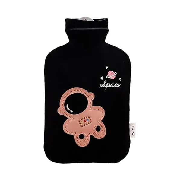 Multicolor_Hot_Water_Bag_With_Plush_Cover_For_Pain_Relief_Heating_Bag,Bottle,_Heating_Pad,Water_Bag_With_Cute_Astronaut_Design_Soft_Cover,Hot_Water_Bottle_&_Rubber_Bottle_1000_Ml