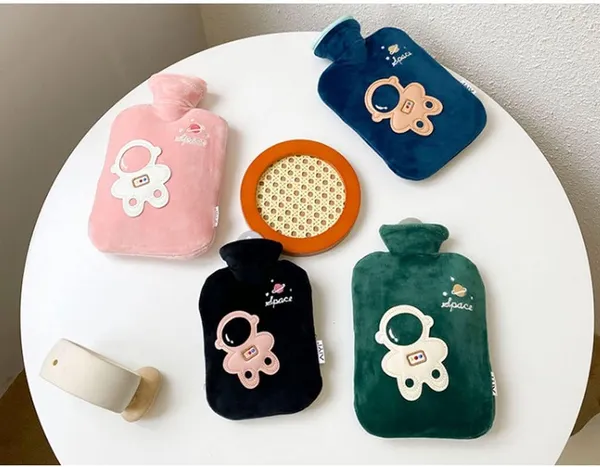 Multicolor_Hot_Water_Bag_With_Plush_Cover_For_Pain_Relief_Heating_Bag,Bottle,_Heating_Pad,Water_Bag_With_Cute_Astronaut_Design_Soft_Cover,Hot_Water_Bottle_&_Rubber_Bottle_1000_Ml