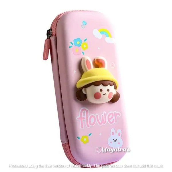 Multicolor_3D_Eva_Pencil_Case_For___Cute_Squishy_Cartoon_Large_Capacity_Zipper_Pencil_Case_For__,_Stationary_Storage_Box_Pencil_Holder_Return_Gifts_For