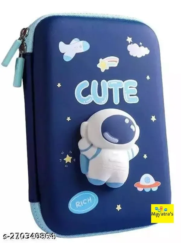 Multicolor_3D_Eva_Pencil_Case_For___With_Cute_Squishy_Cartoon_Pencil_Case_For__,_Zipper_Pencil_Case_For_Boys_&_Girls,_Return_Gifts_For___(Big_Size)_(Astronaut)