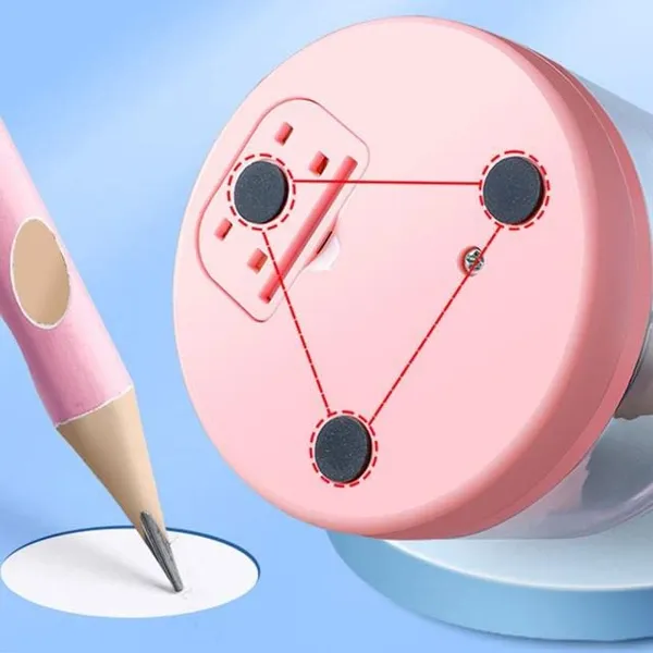 Multicolour_Cartoon_Electric_Pencil_Sharpener_Auto_Feedin_Clear_Shaving_Box_Nonslip_Mats_Mini_Sharpener_Cute_Mini_Electric_Pencil_Sharpener_For___(Yellow)