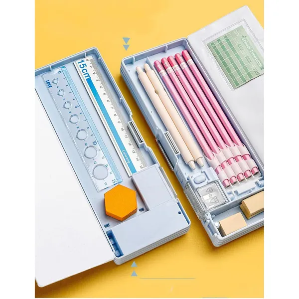 Multicolour_Candy_Bear_Printed_Pencil_Campass_Box_For___With_Double_Storage_Attach_Sharpner_And_Eraser_Holder_Muti_Funtional_Stationary_Box_For