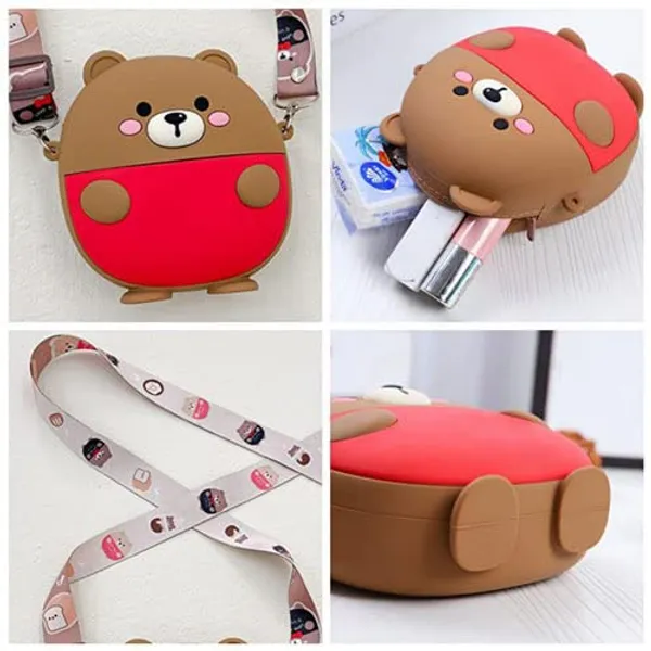 Multicolor_Cute_Adorable_Gugu_Bear_Silicone_Soft_Jelly_Purse_With_Mirror,_Comb_&_Keychain._Crossbody_Handbag_Shoulder_Silicone_Bag_Lovely_Wallet_Cute_Design_Cosmetic_Bag._Toy_Gifts_For___Girls