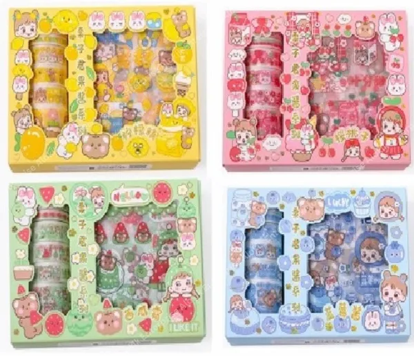 Multicolor_Washi_Tape_Set,_Cute_Washi_Tape_Set,_Designer_Decorative_Masking_Tapes_For_Diy_Crafts_Arts_Scrapbooking_Bullet_Journal_Planners_(Washi_Tape_6)