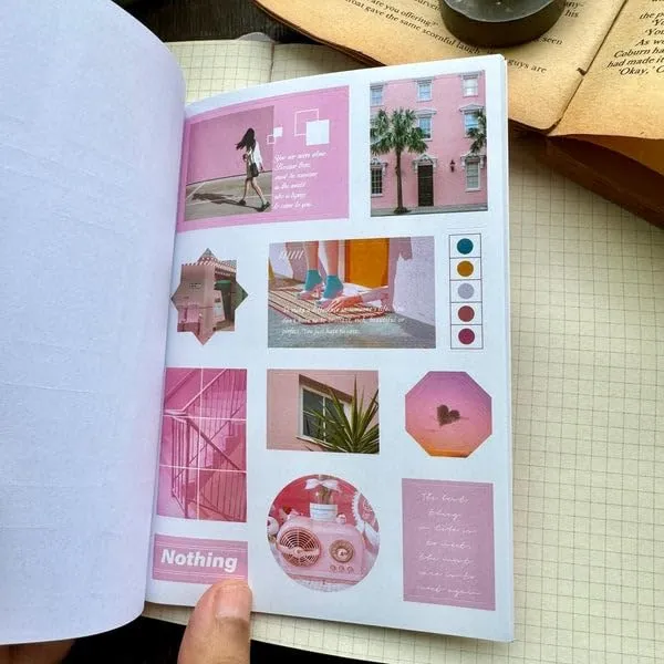 Multicolor_Magazine_Sticker_Booklet,Sticker_Book_Set_20_Sheets/240+_Paper_Retro_Creative_Notebook_Decoration_Stickers,Stickers_For_Project,_Japanese_Style_Stickers,Journals,Scrapbooking