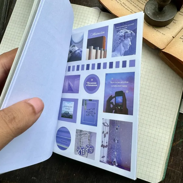 Multicolor_Magazine_Sticker_Booklet,Sticker_Book_Set_20_Sheets/240+_Paper_Retro_Creative_Notebook_Decoration_Stickers,Stickers_For_Project,_Japanese_Style_Stickers,Journals,Scrapbooking_(Purple)