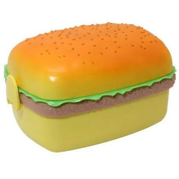Multicolor___Abs_Plastic_Madwolf_Square_3_Containers_Sandwich_Burger_Shape_Tiffin_Lunch_Box_(Yellow,_500_Ml)_(Pack_Of_1)
