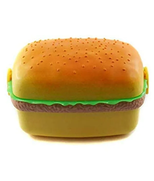 Multicolor___Abs_Plastic_Madwolf_Square_3_Containers_Sandwich_Burger_Shape_Tiffin_Lunch_Box_(Yellow,_500_Ml)_(Pack_Of_1)