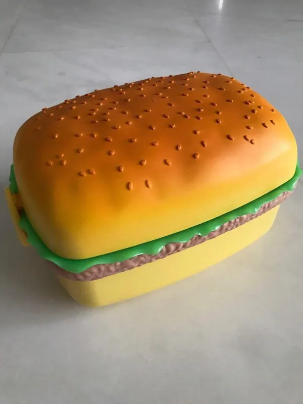 Multicolor___Abs_Plastic_Madwolf_Square_3_Containers_Sandwich_Burger_Shape_Tiffin_Lunch_Box_(Yellow,_500_Ml)_(Pack_Of_1)