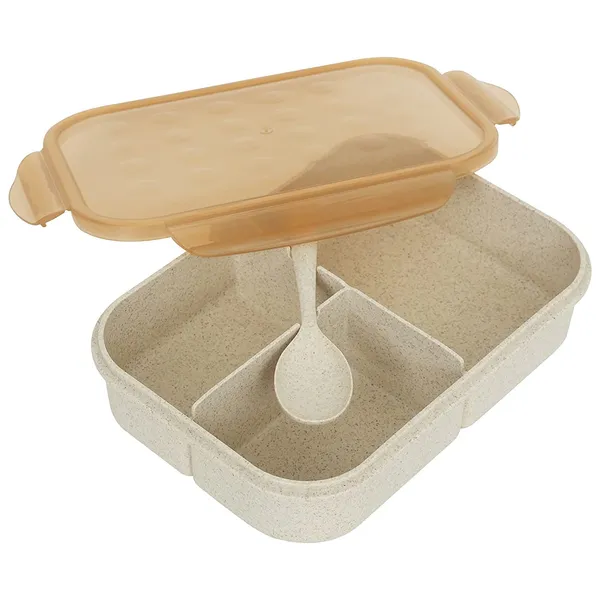 Multicolor_Wheat_Straw_Fiber_Lunch_Box,_3_Compartment_Tiffin_Box_With_Spoon_For_Men_Women___(Multipurpose)