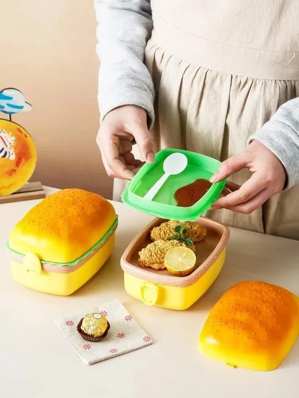 Multicolor_Square_Burger_Lunch_Box_For___Abs_Plastic_Madwolf_Square_3_Containers_Sandwich_Burger_Shape_Tiffin_Lunch_Box_(Yellow,_500_Ml)_(Pack_Of_1)