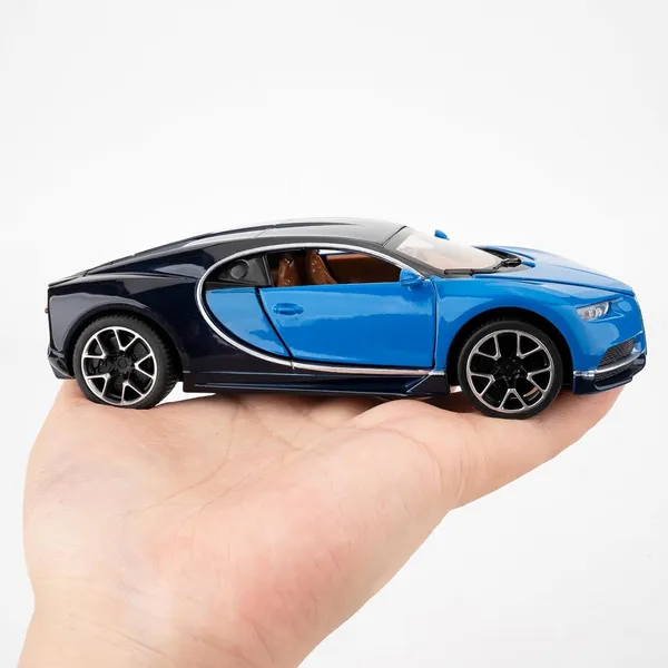 Bugatti__1:32_Ratio_Alloy_Toy_Car_-_Pull_Back_Model_with_Sound,_Bright_Lights_&_Realistic_Design_(Blue)