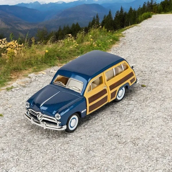 Kinsmart_Blue_1949_Ford_Woody_Wagon_Metal_1:40_Diecast_Model_Car_For