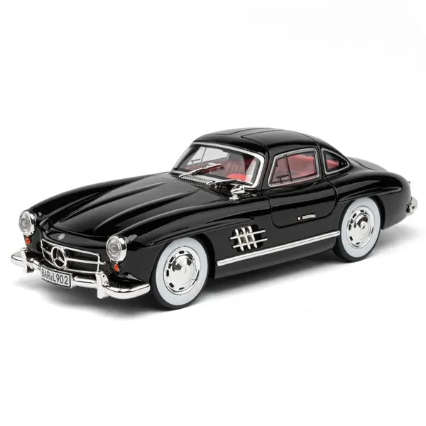 Mercedes-Benz_300SL_1:24_Die-Cast_Sports_Car_-_Alloy_Metal_Pullback_Toy_with_Lights_&_Music,_Openable_Doors,_for___(Black)