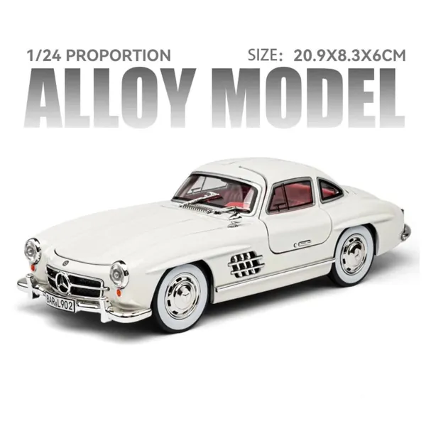 Mercedes-Benz_300SL_1:24_Die-Cast_Sports_Car_-_Alloy_Metal_Pullback_Toy_with_Lights_&_Music,_Openable_Doors,_for___(White)