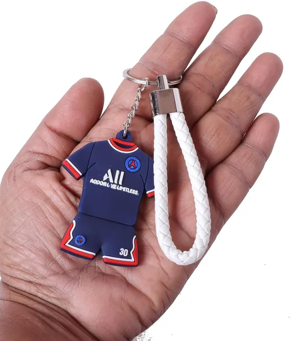 Multicolor_Messi_Jersey_Pendant_Football_Player_30#_Messi_Kit_Keychain_For_Car_&_Bike_Gifting_With_Fan_Item_Men_Sport_Keyring_&_Keychain_Key_Chain_Sports()