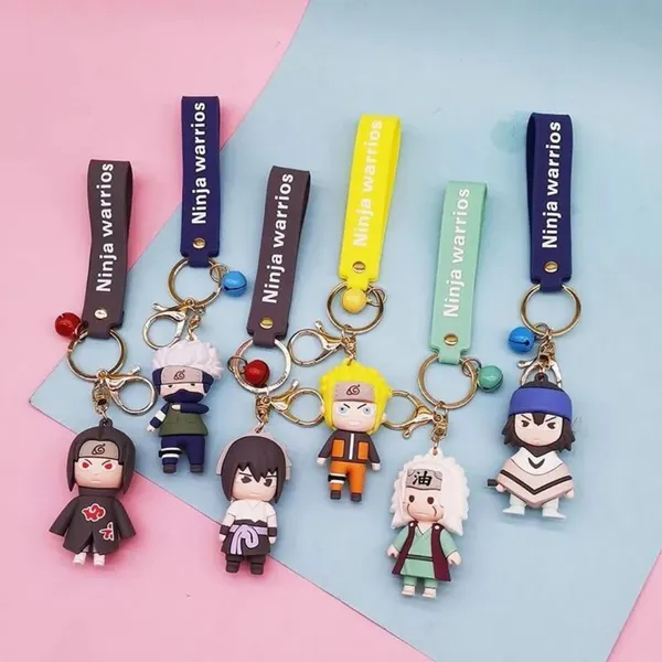 Mayatra's_Niinja_Warior_Rubber_Keychains-_Big_Size_Keychains_with_Hook,_Bell_&_Strap_for_Bags,_Keys_&_Gifts_(Black)