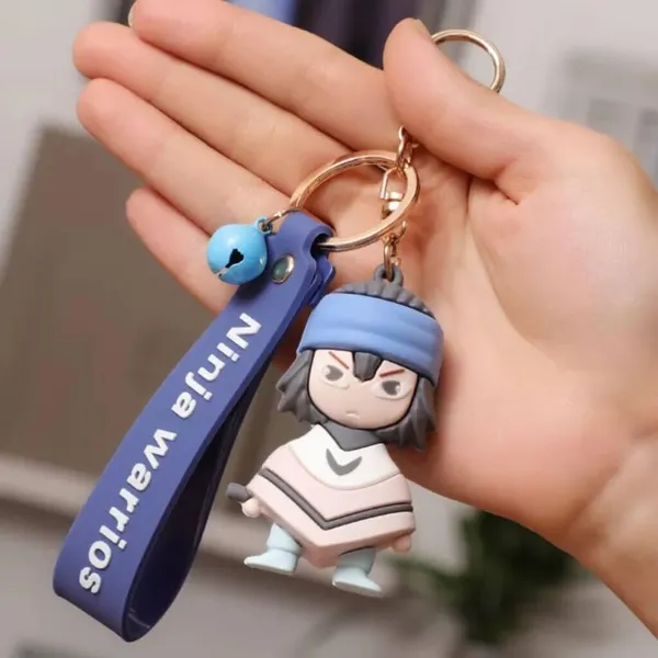 Mayatra's_Niinja_Warior_Rubber_Keychains-_Big_Size_Keychains_with_Hook,_Bell_&_Strap_for_Bags,_Keys_&_Gifts_(Pink)