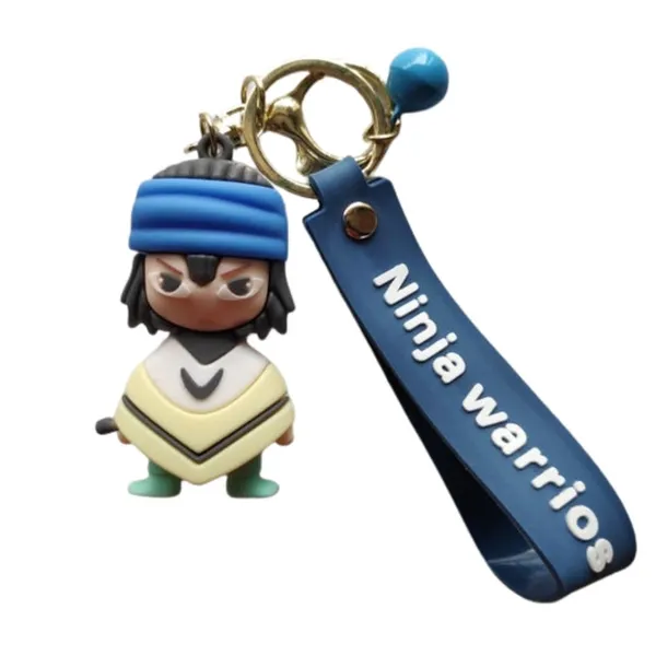 Mayatra's_Niinja_Warior_Rubber_Keychains-_Big_Size_Keychains_with_Hook,_Bell_&_Strap_for_Bags,_Keys_&_Gifts_(Pink)