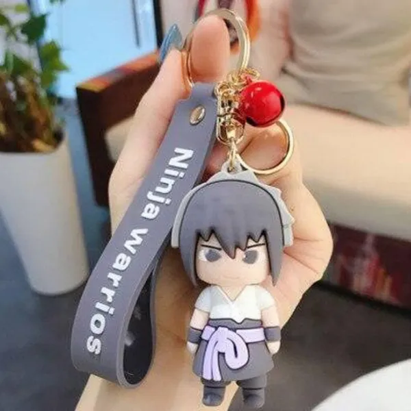 Mayatra's_Niinja_Warior_Rubber_Keychains-_Big_Size_Keychains_with_Hook,_Bell_&_Strap_for_Bags,_Keys_&_Gifts_(White)