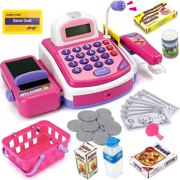 Multicolor_My_Cash_Register_Series_Interactive_Pretend_Play_Toy_With_Sounds,_Actions,_Working_Calculator_&_Accessories_For