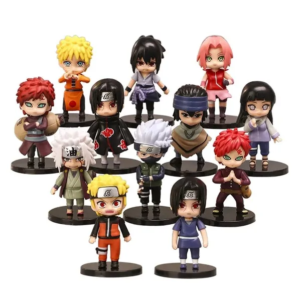 Multicolor_Set_of_12_Pcs_Naruto_Action_Figure_-_Collectible_Sasuke,_Itachi,_Kakashi_&_More_Figurines