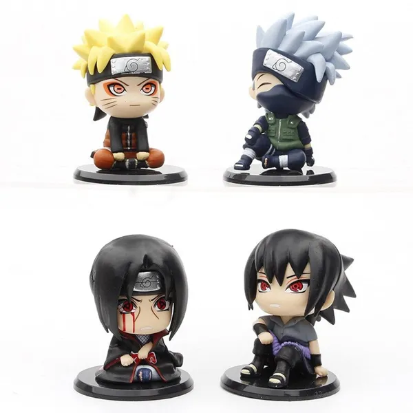 Multicolor_Set_of_4_Naruto_Action_Figures__-_Limited_Edition_9.5cm_for_Decoration,_Cake,_Desk