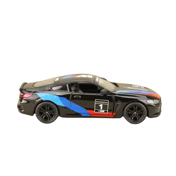 BMW_M8,_1:38_Alloy_Metal_Pull_Back_Car_With_Openable_Doors_(Black)