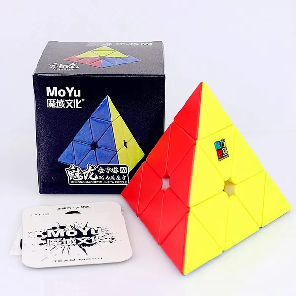Multicolor_Moyu_Meilong_Pyraminx_Triangle_High_Speed_Stickerless_Magic_Pyramid_Puzzle_Cube_Toy,For_14_Years_And_Up