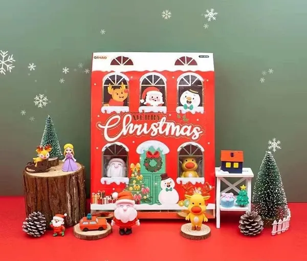Multicolor_Christmas_Theme_Pencil_Eraser_For_School_Children,Cute_Erasers_For___Different_Shapes,Soft_Nondust_Stationary_Puzzle_Erasers,Gift_Box_Of_Eraser_(Pack_Of_1,_)